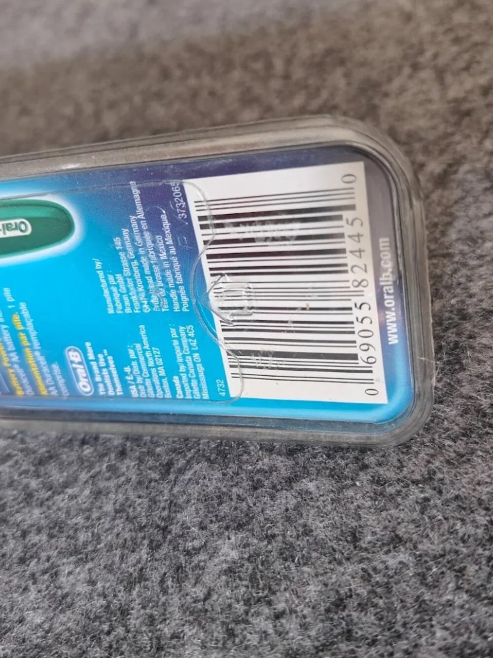 Oral B Cross Action Power Dual Clean Toothbrush Medium Purple New Battery